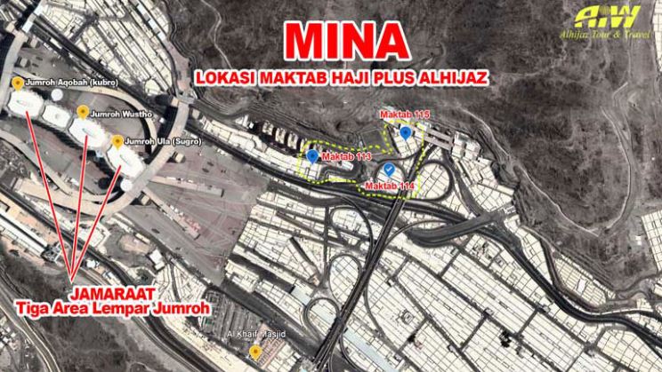 Lokasi maktab Haji Plus Alhijaz Indowisata
