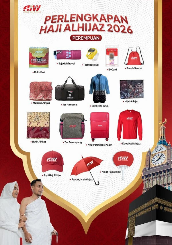 Perlengkapan Haji Al-Hijaz Perempuan