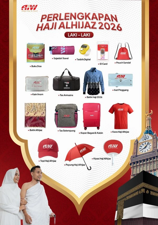 Perlengkapan Haji AlHijaz Travel Laki-laki