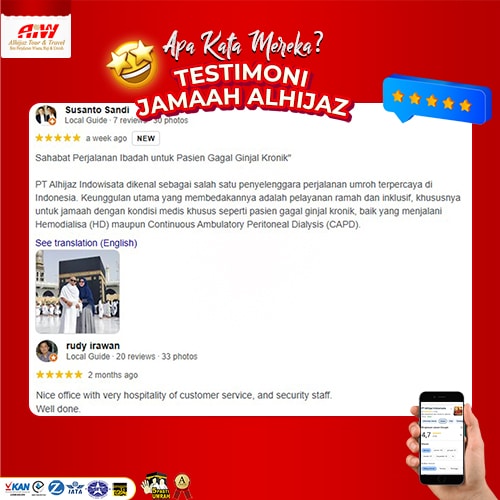 Testimoni Alhijaz Indowisata Umrah Semarang