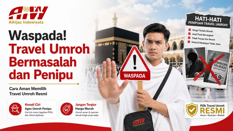 Waspada Travel Umroh Bermasalah dan Penipu bersama Alhijaz